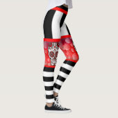 Schedels En Rozen Leggings (Rechts)