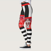 Schedels En Rozen Leggings (Links)