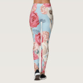 Schedels en Rozen Patroon Leggings (Achterkant)