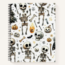 Schedels en skeletten notitieboek