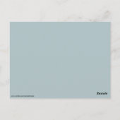 Schedels en spinnen briefkaart (Achterkant)