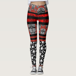 Schedels En Sterren Leggings