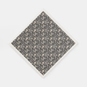 Schedels en wijnstokken servet (Hoek)