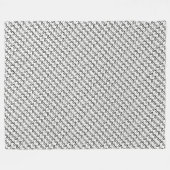 Schedels Fleece Deken (Voorkant (Horizontaal))