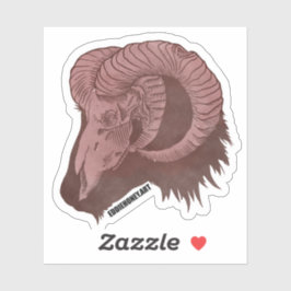 Schedels - Geit Sticker