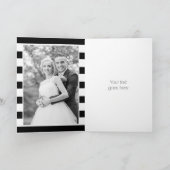 Schedels Halloween aqua blauwe bruiloft Dank u fot Bedankkaart (Binnen)