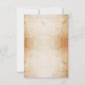 Schedels Halloween Dank je wel Trouw Rustieke Kaar Bedankkaart (Achterkant)