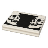 Schedels - Halloween kaart maken Rubberstempel (Stempel)