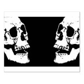 Schedels - Halloween kaart maken Rubberstempel (Afrduk)