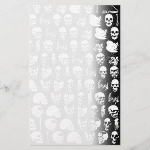 Schedels Horror Goth Death Rock Monster Briefpapier