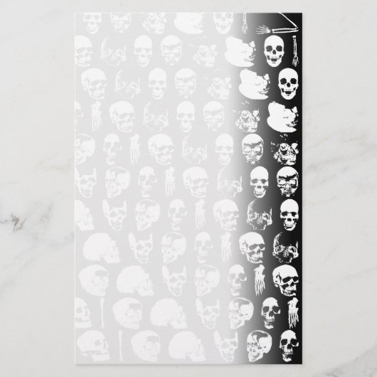 Schedels Horror Goth Death Rock Monster Briefpapier (Voorkant)