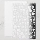 Schedels Horror Goth Death Rock Monster Briefpapier (Voorkant / Achterkant)