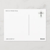 Schedels in een orthodox ossuarium briefkaart (Achterkant)