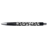 Schedels in Zwart Patroon Als achtergrond Pen (Voorkant)