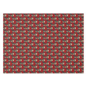 Schedels met rode en zwarte Rozen Tafelkleed (Voorkant (Horizontaal))