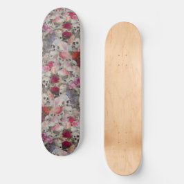 Schedels met Rozen Persoonlijk Skateboard