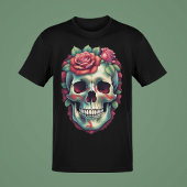 Schedels met Slangen of Rozen Kleur Art Collectie T-shirt