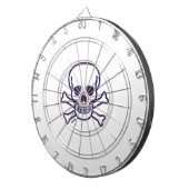 Schedels n Botten wit dartboard Dartbord (Voorkant Rechts)