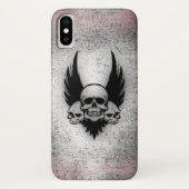 Schedels op vleugels Case-Mate iPhone case (Achterkant)
