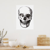 Schedels Poster Print Zwart & Wit Pop Art Posters (Keuken)
