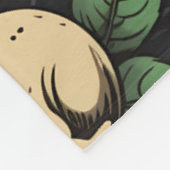 Schedels Rozen en Kaarsen Fleece Deken (Hoek)
