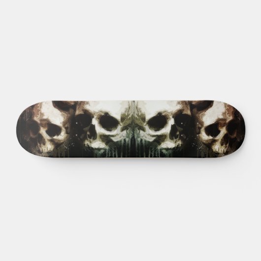 Schedels rustiek 16-2 Decoupage Persoonlijk Skateboard (Horizontaal)