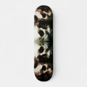 Schedels rustiek 16-2 Decoupage Persoonlijk Skateboard (Voorkant)