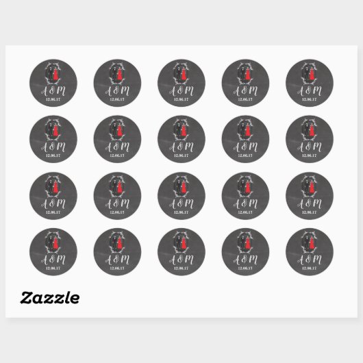 Schedels Rustieke  Skeletten Stickers Labels (Vel)