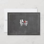Schedels Save The Date Rustic Roses Kaart (Achterkant)