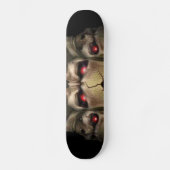 schedels skateboard (Voorkant)