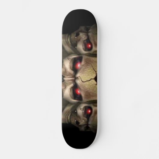 schedels skateboard (Voorkant)