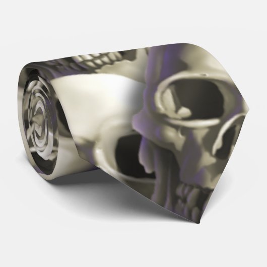 schedels stropdas (Opgerold)