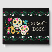 Schedels Suikerfeest Dag van de Doden Persoonlijk Gastenboek (Voorkant)