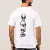 schedels t-shirt (Achterkant)