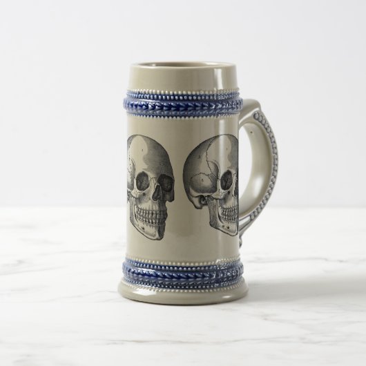  schedels - traditionele duitse Mok van de brouwer (Voorkant rechts)