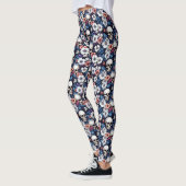 Schedels Tussen de Bloemen Leggings (Links)
