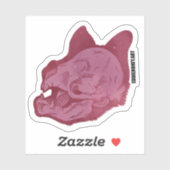 Schedels - Vampiervleermuis Sticker (Vel)