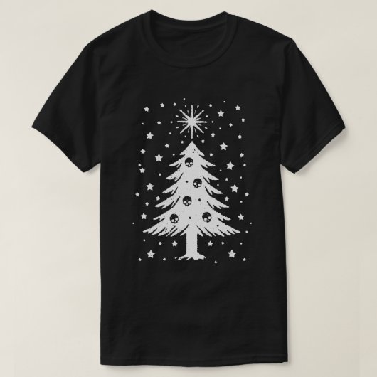 Schedels voor Kerstboom T-shirt (Design voorkant)