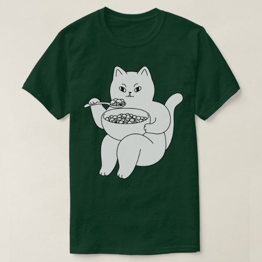 Schedels voor ontbijt t-shirt (Design voorkant)