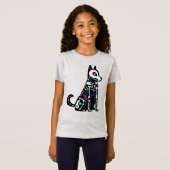 Schedelschedel Calavera Hond I T-shirt (Voorkant volledig)