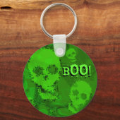 Schedelspectre 'Boo!' sleutelhanger (Voorkant)