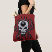 Schedelspin Tote Bag (Dichtbij)