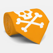 schedelstapels stropdas (Opgerold)