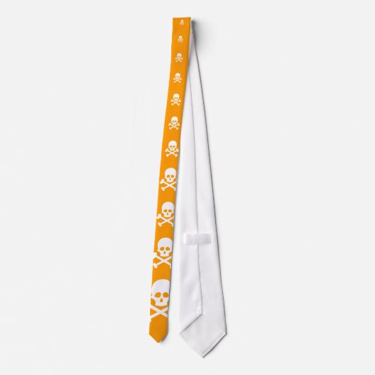 schedelstapels stropdas (Achterkant)