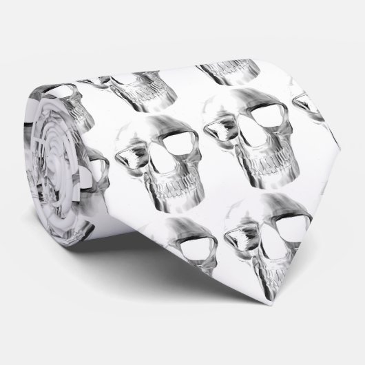 Schedelstropdas Stropdas (Opgerold)