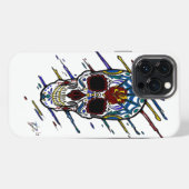 schedelsuiker schedel iPhone hoesje (Achterkant horizontaal)