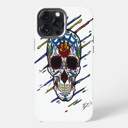 schedelsuiker schedel iPhone hoesje (Achterkant)