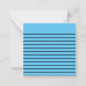 Schedelsuiker Verjaardags Jongen Notitiekaartje (Achterkant)