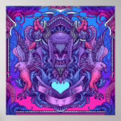 Schedeltroon Poster (Voorkant)