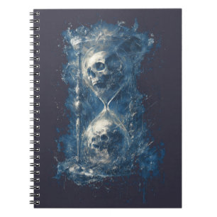 Schedeluurglas gotisch donker kunstnotitieboek notitieboek